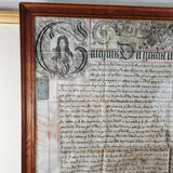 Antique 18th Century George I Velham Deed. British Museum Translation.