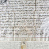 Antique 18th Century George I Velham Deed. British Museum Translation.