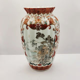 Pair of Antique Japanese Kutani Meiji Period Vases