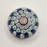 Two Vintage Millefiori Glass Paperweights.