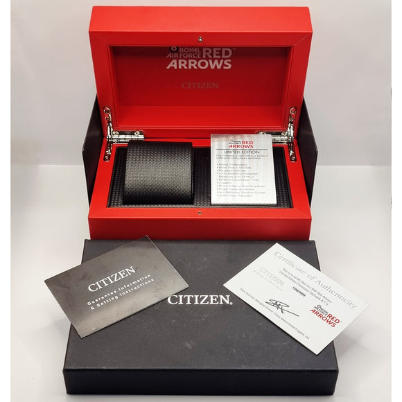 Citizen Eco-Drive WR 200 SkyHawk Red Arrows Box