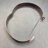 Vintage Demask Silver Bangle 1964 Birmingham by RPH Jewellery Co Ltd