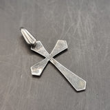 Seven Vintage Silver Pendants, Crosses, Scorpion, 21 and Prayer Hands