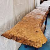3.6 metres Long Waney Edged Oak Counter or Bar top. Stunning.