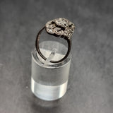 Vintage Sterling silver Marcasite Art Deco Style Ring Size M