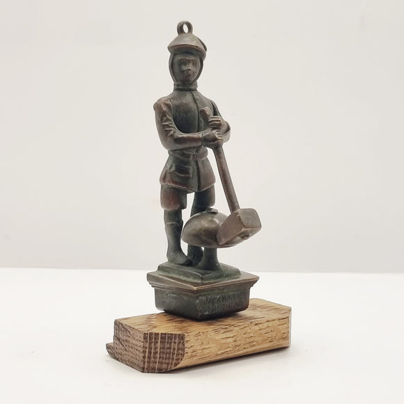 Antique Bronze Bell Boy Door Knocker.