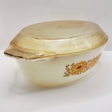 1970s Vintage Pyrex Casserole Lidded Dish