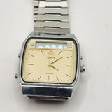 Timex Quartz Dual Analogue Wristwatch for Spares and Repairs