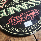Vintage style enamel Guinness beer enamel wall plaque