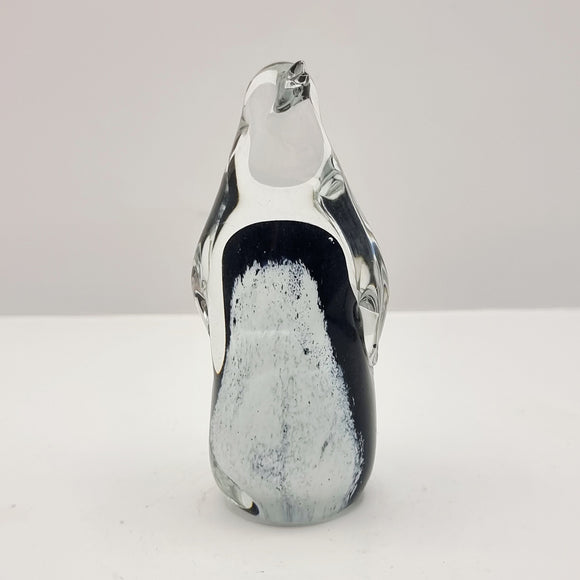 Vintage Glass Penguin by Phoenician glass Malta