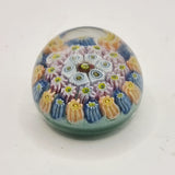 Two Vintage Millefiori Glass Paperweights.