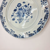 Antique Pair of Chinese Blue and White Plates