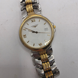 Longines Flagship Men’s Watch – 33mm Gold & Stainless Steel, White Dial