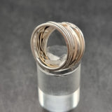 Vintage Studio Folded Sheet of Silver 925 Ring Size N