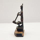 Antique Bronze Bell Boy Door Knocker.