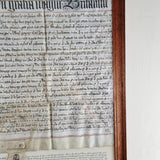 Antique 18th Century George I Velham Deed. British Museum Translation.