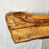 3.6 metres Long Waney Edged Oak Counter or Bar top. Stunning.