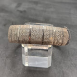 Vintage Italy 925 Silver Snake Effect Etched Bracelet/ Bangle
