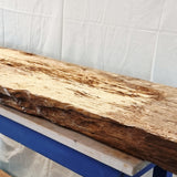 3.6 metres Long Waney Edged Oak Counter or Bar top. Stunning.