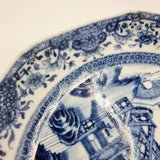 Antique 19th Century Chinese Blue and White Plate