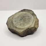 Vintage Souvenir Courish Serpentine Stone Trinket Dish with Seagull