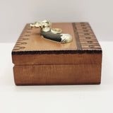 Vintage Novelty Joseph Egg Double Barrelled Pistol Cigarette Box