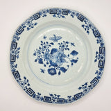 Antique Pair of Chinese Blue and White Plates
