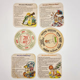 Vintage Beer Mats Smirnoff Cocktails Bells Pub and Tuborg Beer