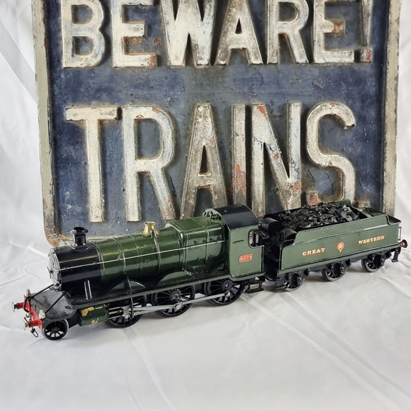 GWR 0 Gauge Kit Built Course Scale Locomotive and Tender Great Western 6374