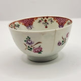 Collection of Three Antique Cups/Bowls Meissen, Worcester, and Staffordshire.