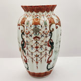 Pair of Antique Japanese Kutani Meiji Period Vases