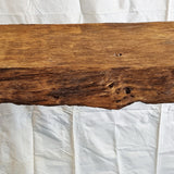 3.6 metres Long Waney Edged Oak Counter or Bar top. Stunning.