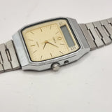 Timex Quartz Dual Analogue Wristwatch for Spares and Repairs
