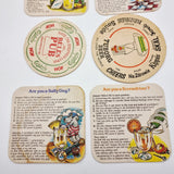 Vintage Beer Mats Smirnoff Cocktails Bells Pub and Tuborg Beer