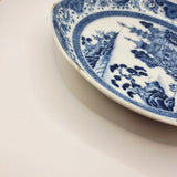 Antique 19th Century Chinese Blue and White Plate