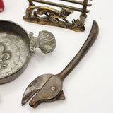 Antique Joblot Collection Tin Opener Corkscrew Letter Rack Wine Sampler Coronation Tin