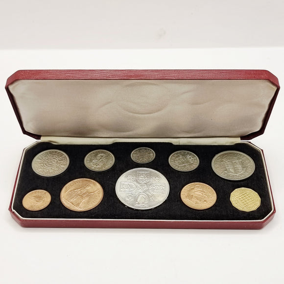 1953 Elizabeth II Coronation Uncirculated Proof Set of 10 Coins