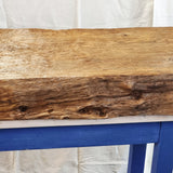 3.6 metres Long Waney Edged Oak Counter or Bar top. Stunning.
