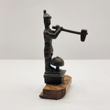 Antique Bronze Bell Boy Door Knocker.