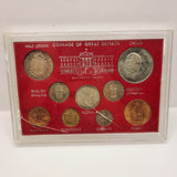 1966/1967 Coinage of Great Britain Buckingham Palace Cased Coins