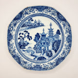 Antique 19th Century Chinese Blue and White Plate