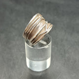 Vintage Studio Folded Sheet of Silver 925 Ring Size N