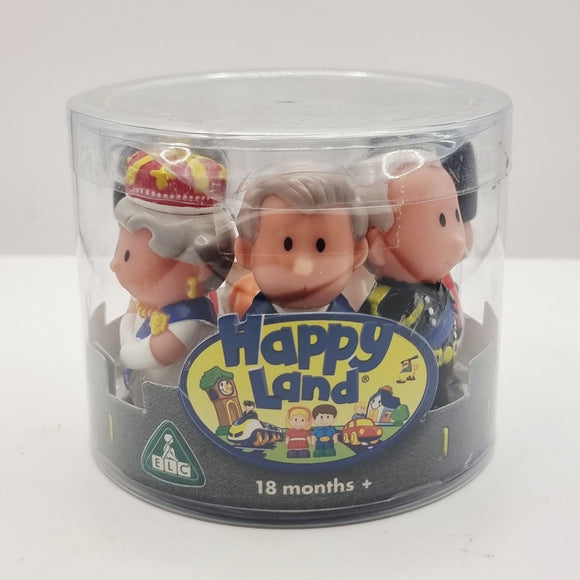 2002 ELC Royal Family Happy Land Unopened Queen King Prince Corgi