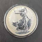 2002 £2 Silver Britannia One Ounce Coin. 2 Pounds 1oz Silver