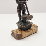 Antique Bronze Bell Boy Door Knocker.