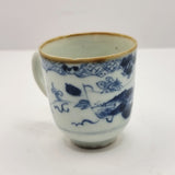 Collection of Three Antique Cups/Bowls Meissen, Worcester, and Staffordshire.