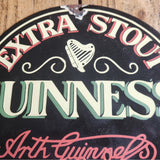 Vintage style enamel Guinness beer enamel wall plaque