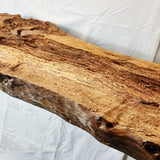 3.6 metres Long Waney Edged Oak Counter or Bar top. Stunning.