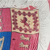 Rare 1837 Antique Royal Standard Silk Flag.