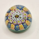 Two Vintage Millefiori Glass Paperweights.